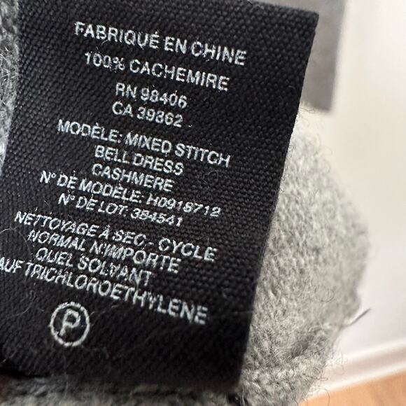 Theory Grey Sleeveless Sweater Dress Grey Size Medium EUC - Picture 3 of 6